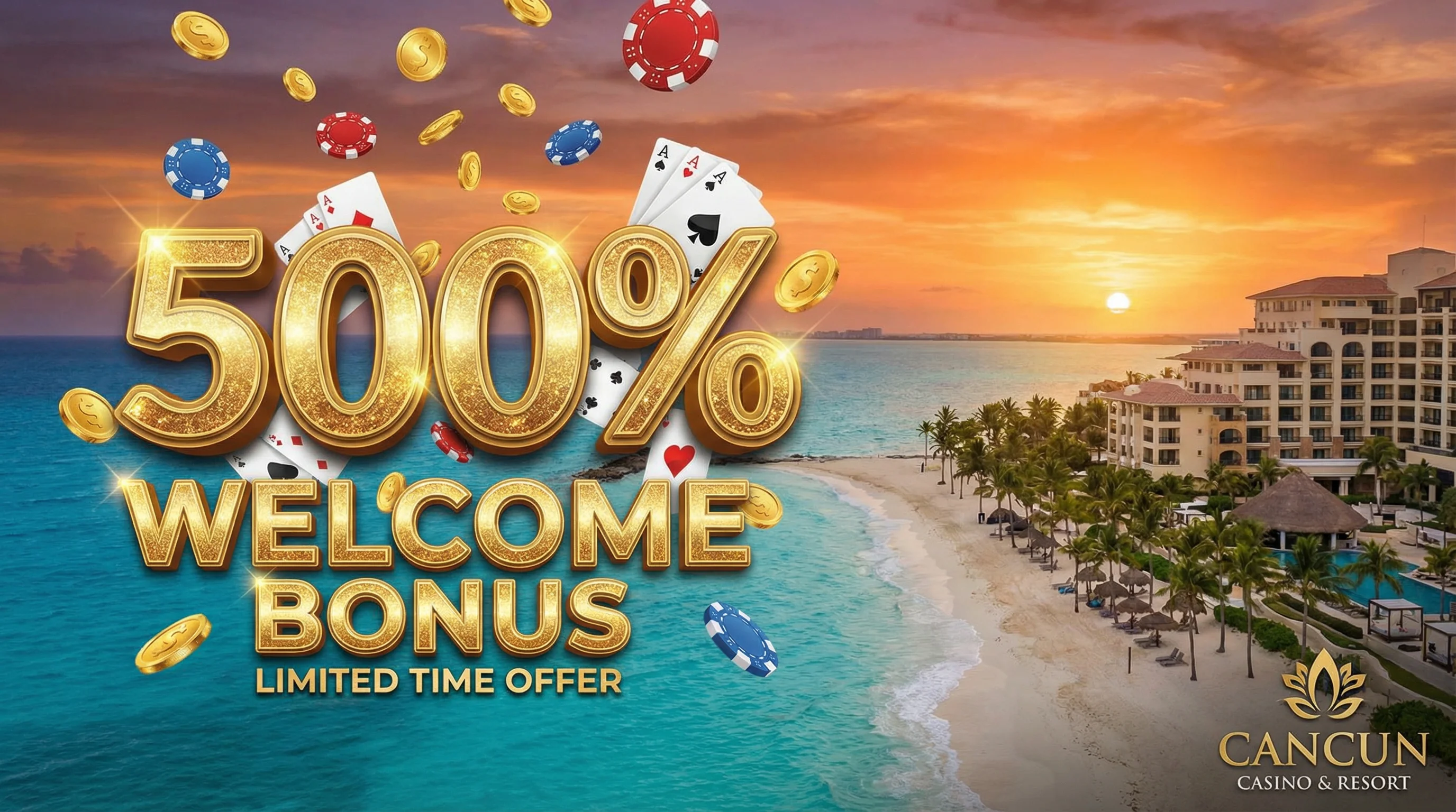 Bono de bienvenida del 500% en Casino Life