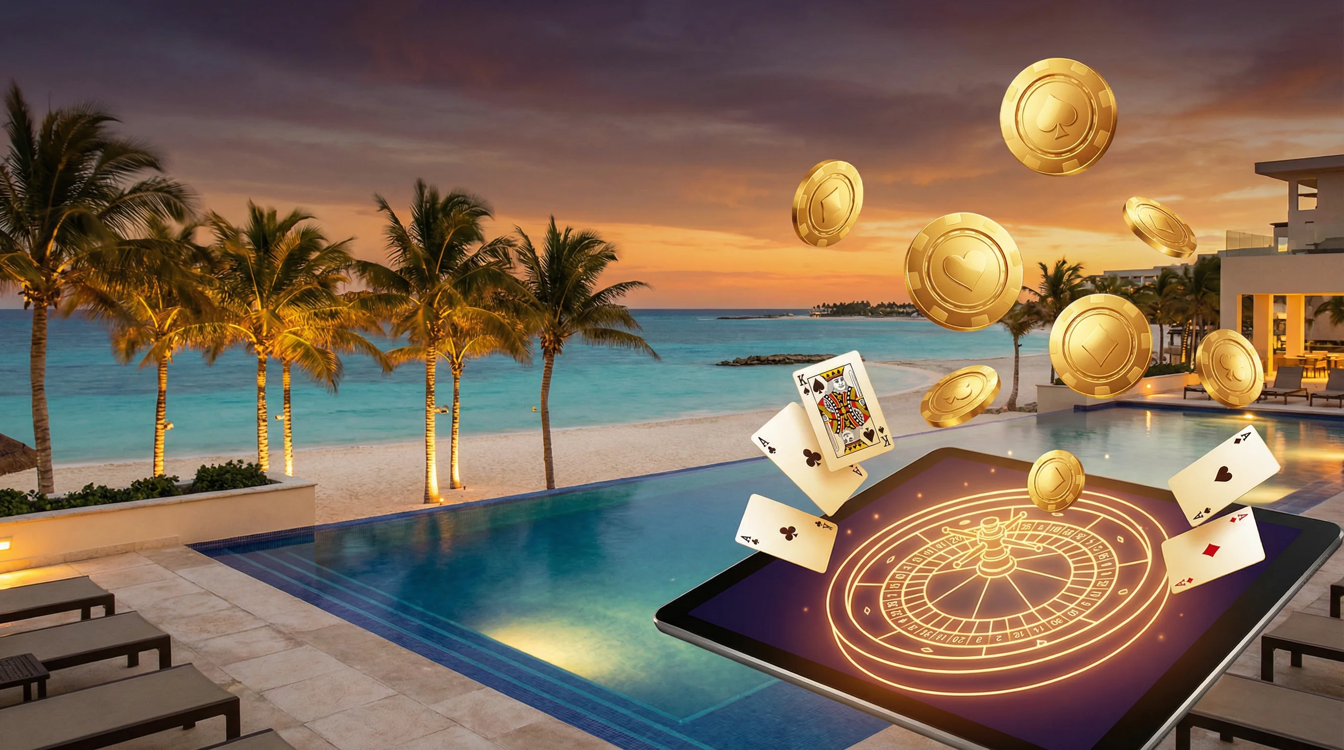 Casino en línea Casino Life con vista al Caribe mexicano